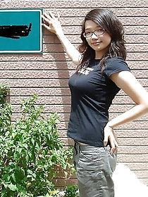 Naughtiest korean businesswoman likes posing